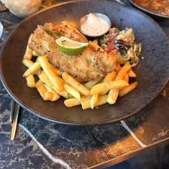 Masala Fish and Chips at Indara