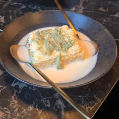 Milk cake at Indara