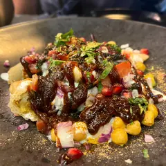 Samosa Chat at Indara